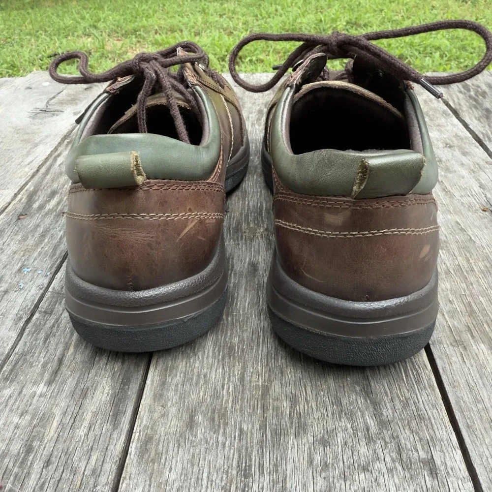 Pikolinos Men's 43 US 9.5-10 Brown Leather Oxford Comfort Walking Shoes Spain - Picture 2 of 8